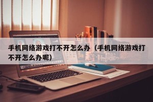 手机网络游戏打不开怎么办（手机网络游戏打不开怎么办呢）