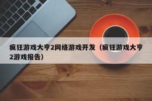 疯狂游戏大亨2网络游戏开发（疯狂游戏大亨2游戏报告）